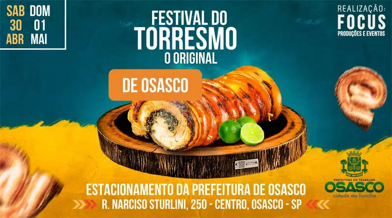 Festival do Torresmo de Osasco acontece neste sábado e domingo