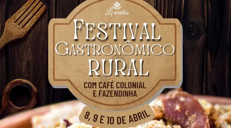 Festival Gastronômico Rural começa nesta sexta em São José dos Campos