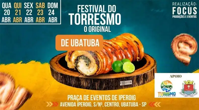 Ubatuba recebe de 20 a 24 o Festival do Torresmo