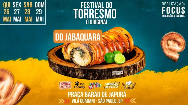 Começa no Jabaquara em São Paulo mais uma edição do Festival do Torresmo