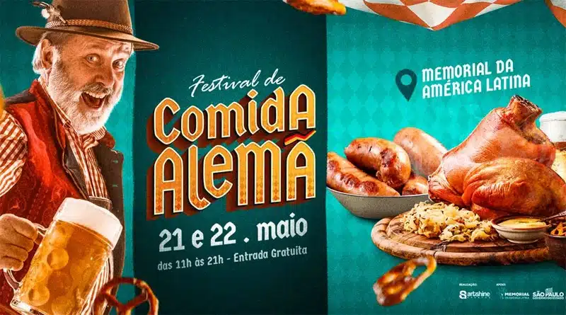 Coxinha, comida alemã e cerveja: festivais agitam o Memorial da América Latina