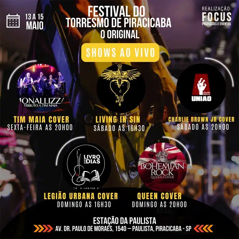 Festival do Torresmo de Piracicaba acontece entre os dias 13 e 15 de maio