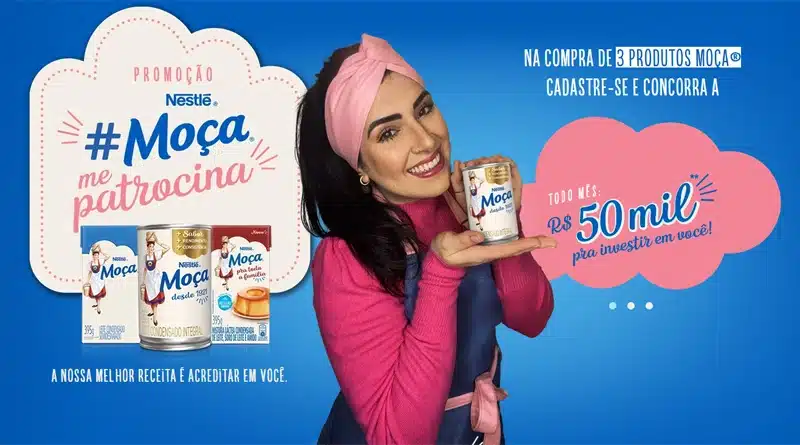 Nestlé lança promoção “Moça Me Patrocina” com dezenas de prêmios