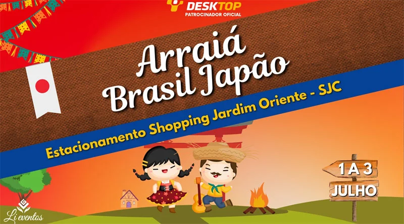 São José dos Campos recebe a partir desta sexta o Arraiá Brasil Japão