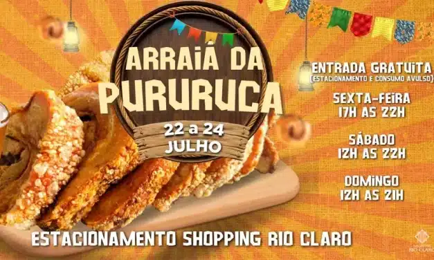 Acontece neste fim de semana o Arraiá da Pururuca de Rio Claro