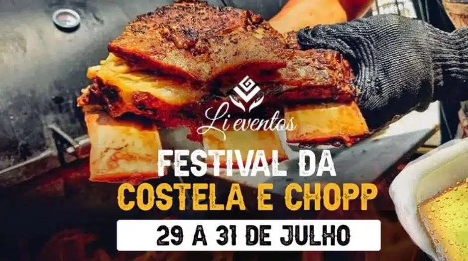 Festival da Costela e Chopp acontece neste fim de semana em Limeira