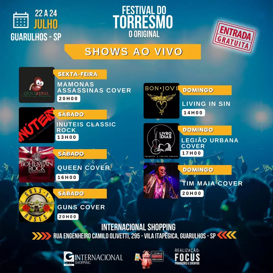 Festival do Torresmo começa sexta no Internacional Shopping Guarulhos