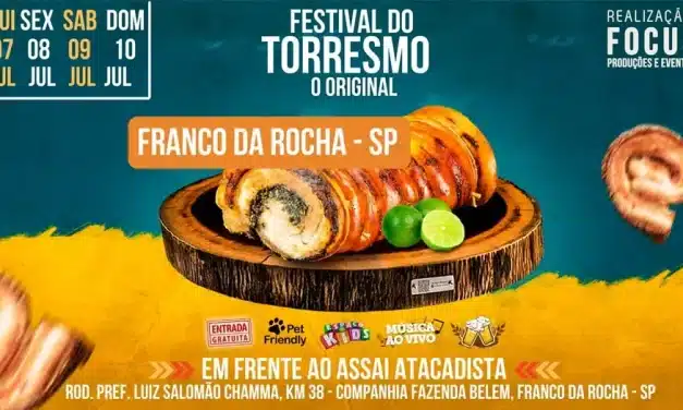 Festival do Torresmo de Franco da Rocha acontece entre os dias 7 e 10