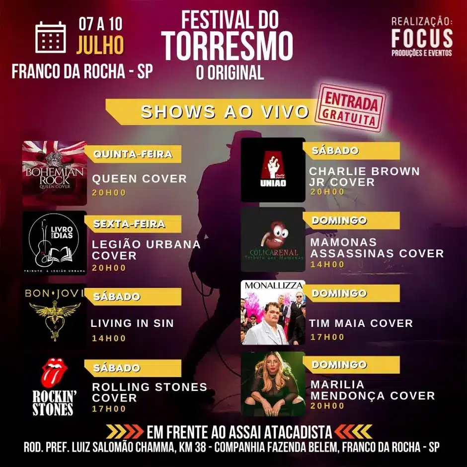 Festival do Torresmo de Franco da Rocha acontece entre os dias 7 e 10