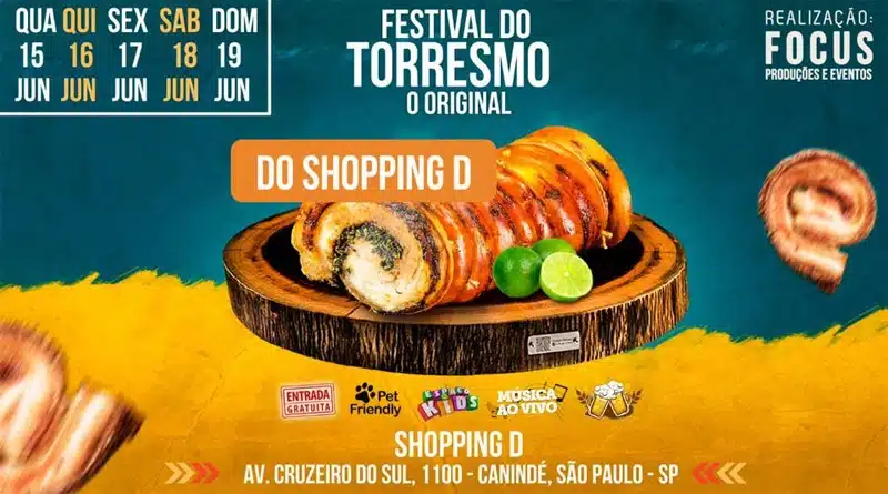 Festival do Torresmo tem início nesta quarta no Shopping D em São Paulo