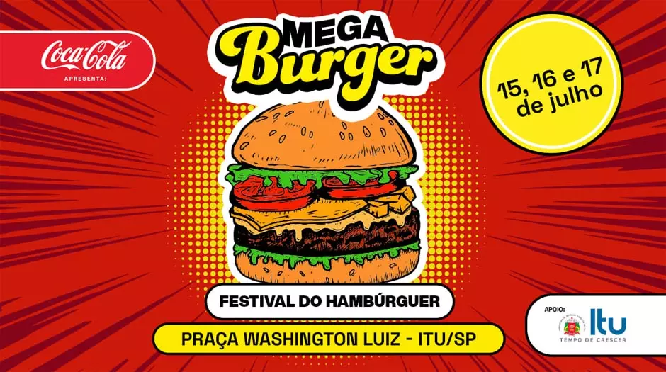 Festival Mega Burger tem edição em Itu a partir desta sexta