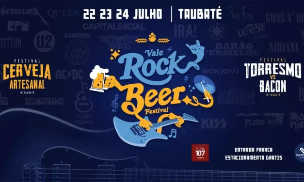 Vale Rock Beer Festival agita Taubaté entre os dias 22 e 24 de julho