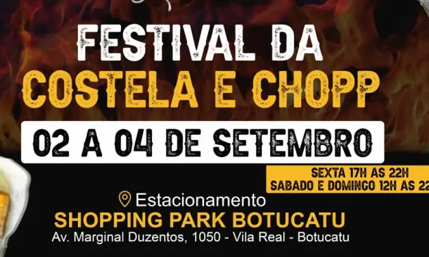 Festival da Costela e Chopp ocorre em Botucatu no fim de semana