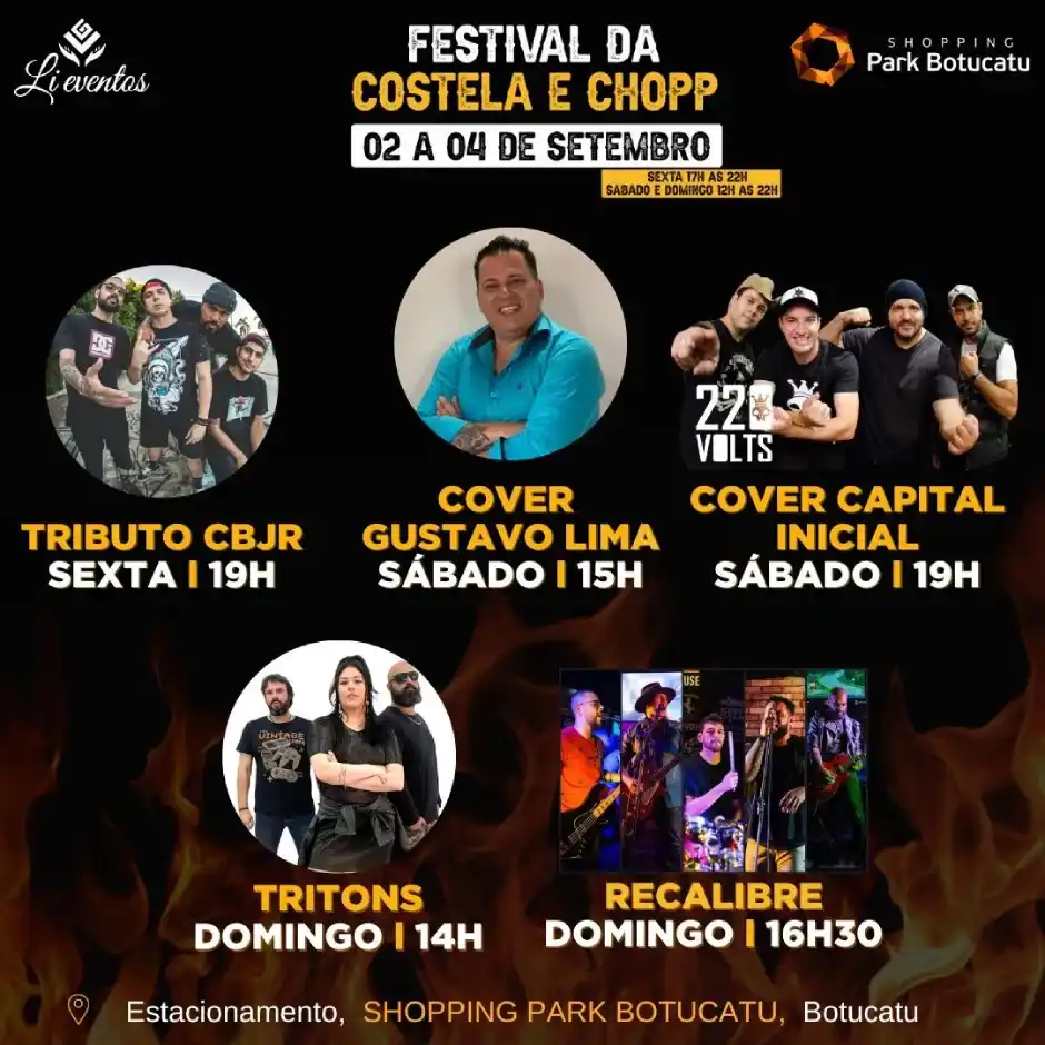 Festival da Costela e Chopp ocorre em Botucatu no fim de semana