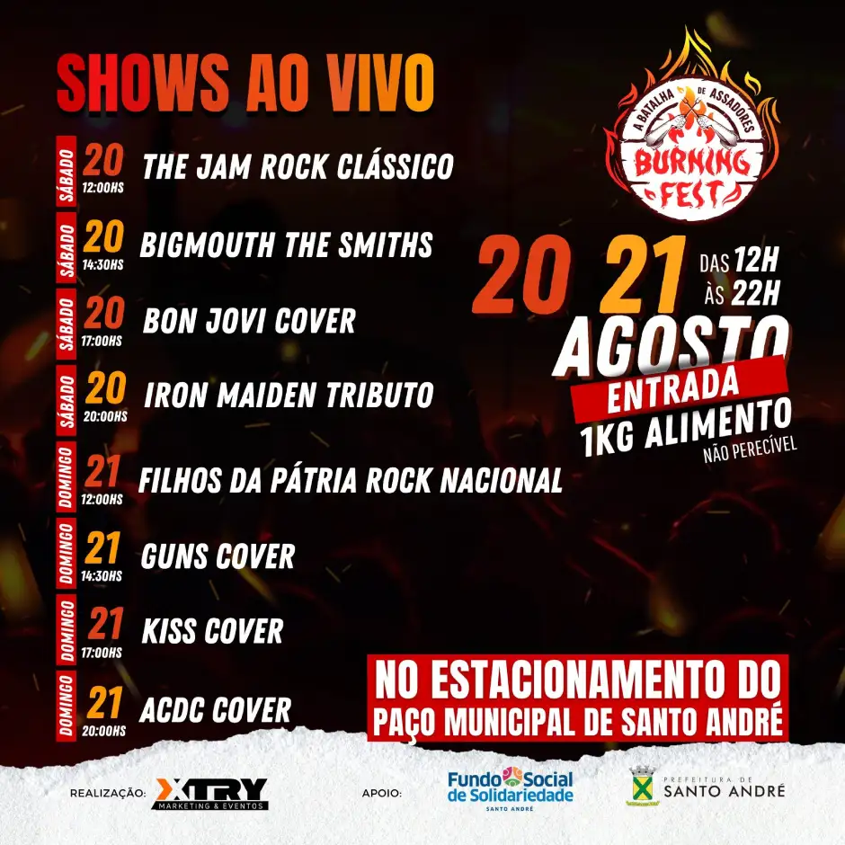 Burning Fest - Batalha de Assadores ocorre em Santo André no fim de semana