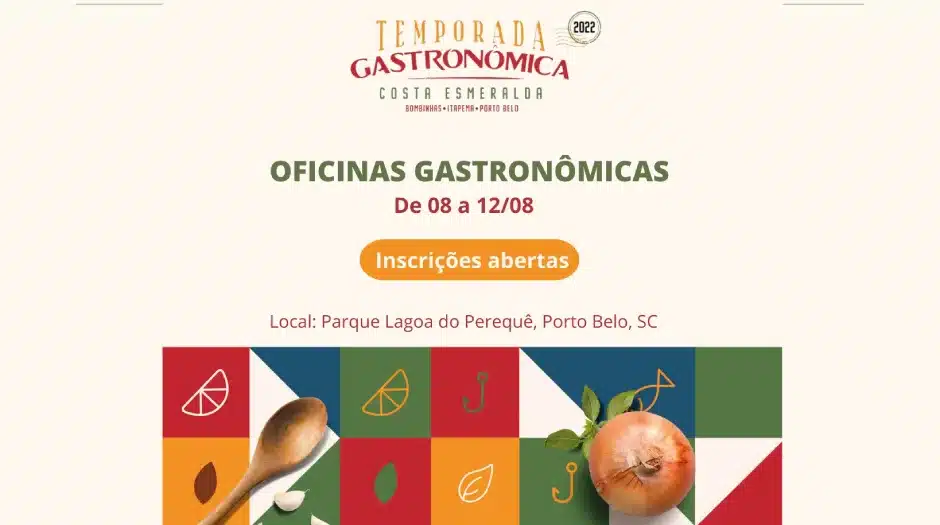 Costa Esmeralda promove oficinas gastronômicas gratuitas