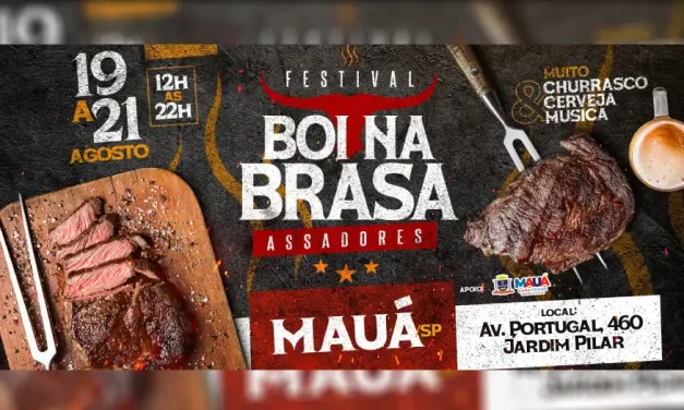 Fim de semana tem Festival Boi na Brasa em Mauá