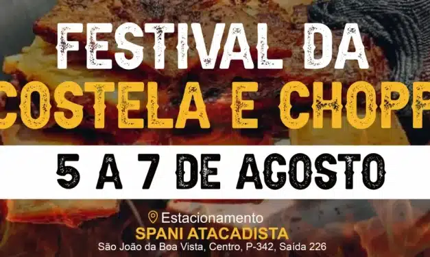 Festival da Costela e Chopp agita São João da Boa Vista neste fim de semana