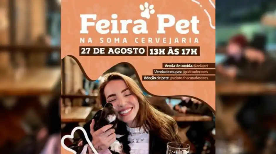 Soma Cervejaria promove "Feira Pet" neste sábado