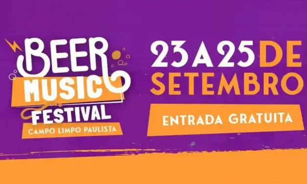 Beer Music Festival em Campo Limpo Paulista ocorre de sexta a domingo