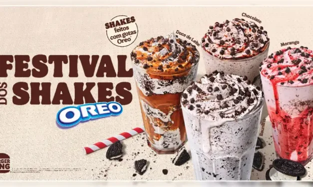 Burger King anuncia Festival dos Shakes edição especial Oreo