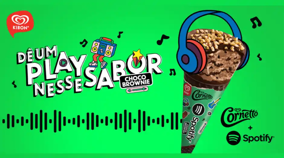 Cornetto Spotify: Kibon lança sorvete exclusivo em parceria inédita