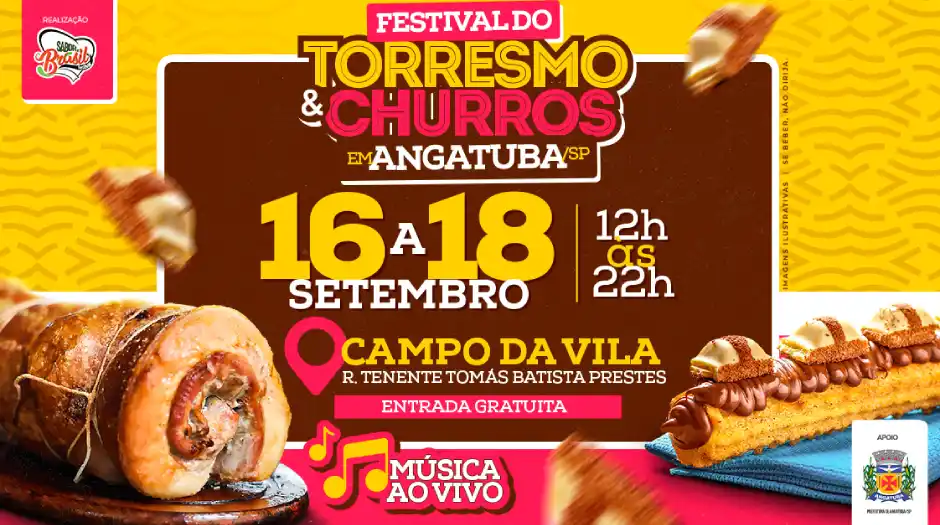 Festival do Torresmo & Churros é atração em Angatuba a partir dessa sexta