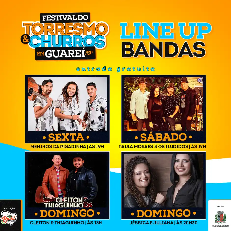 Guareí sedia Festival do Torresmo & Churros a partir desta sexta