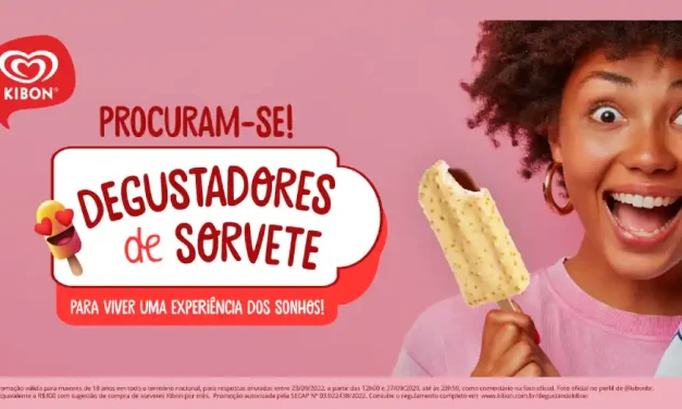 Kibon realiza campanha para escolher degustadores de sorvetes