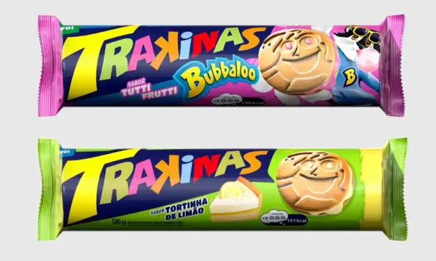 Trakinas anuncia os sabores Bubbaloo e Tortinha de Limão