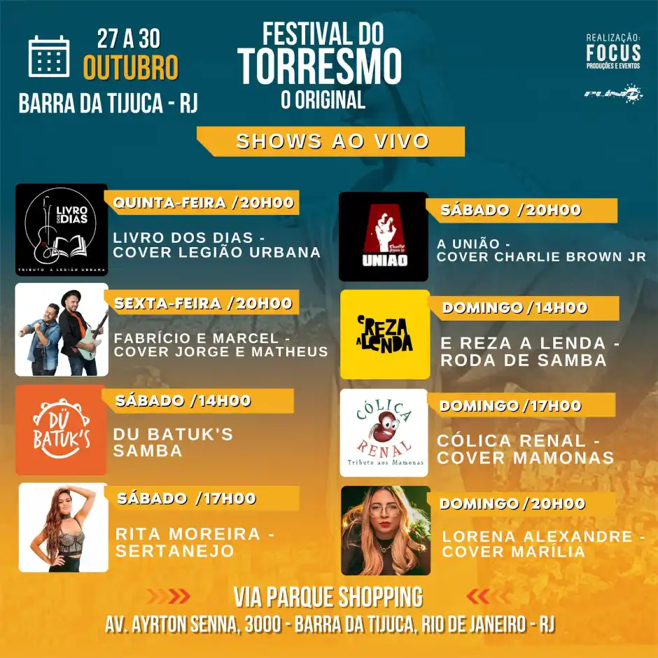 Festival do Torresmo acontece no Via Parque Shopping, na Barra da Tijuca, a partir desta quinta