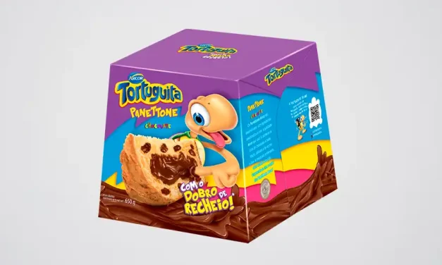 Arcor lança Panettone Tortuguita como destaque para o Natal