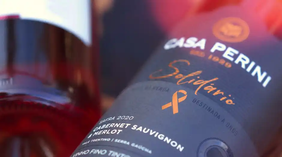 Casa Perini produz vinhos com lucros revertidos no combate ao câncer de mama