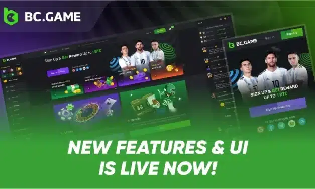 Crypto Casino do ano BC.GAME lança seu novo site redesenhado com novos recursos