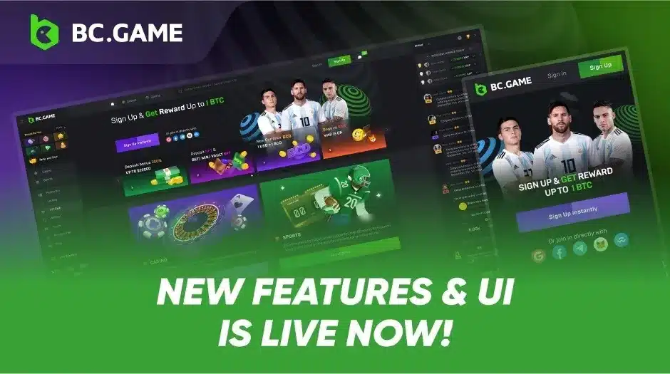 Crypto Casino do ano BC.GAME lança seu novo site redesenhado com novos recursos