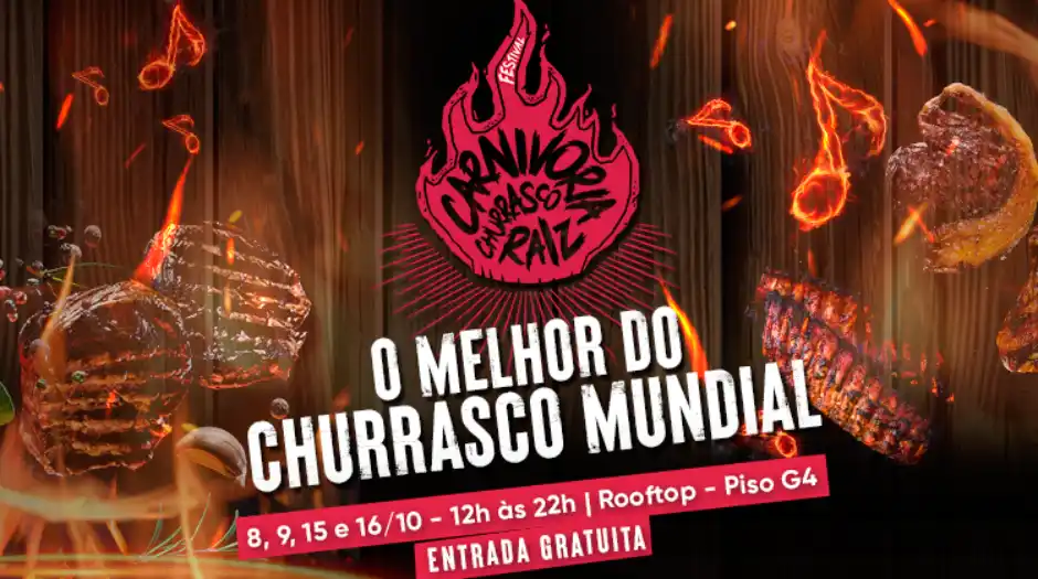 Festival Carnivoria acontece no Plaza Sul Shopping em São Paulo em dois fins de semana