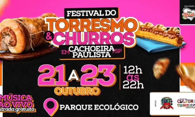 Festival do Torresmo & Churros movimenta Cachoeira Paulista a partir de sexta