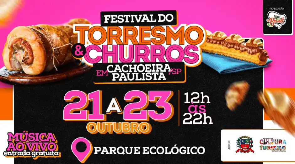 Festival do Torresmo & Churros movimenta Cachoeira Paulista a partir de sexta