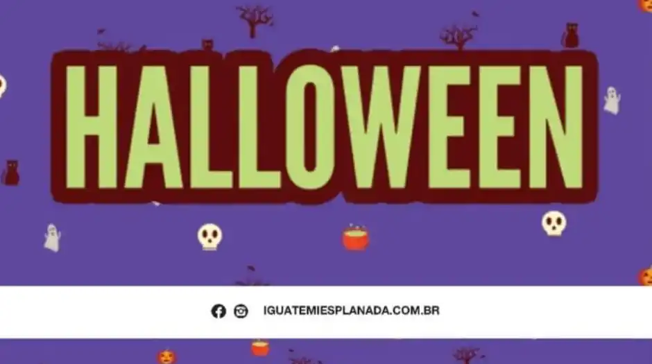 Iguatemi Esplanada celebra o Halloween com "Caça aos Doces" nesta sexta