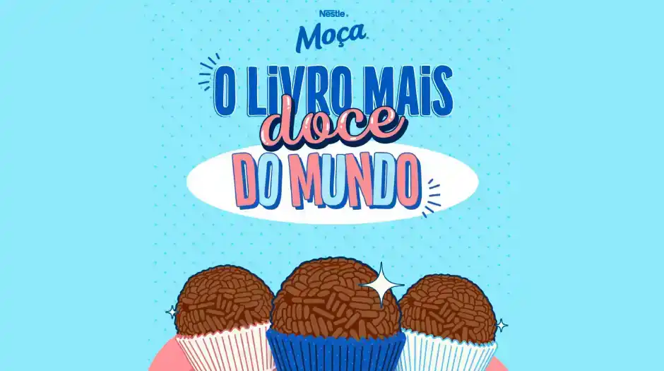 Livro Mais Doce do Mundo é lançado pela Moça da Nestlé com receitas inusitadas de brigadeiros