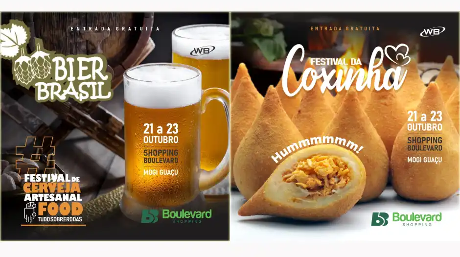 Mogi Guaçu sedia Festival Bier Brasil e Festival da Coxinha a partir de sexta