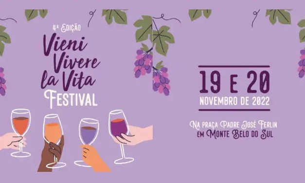 4º Vieni Vivere la Vita Festival agita Monte Belo do Sul neste final de semana