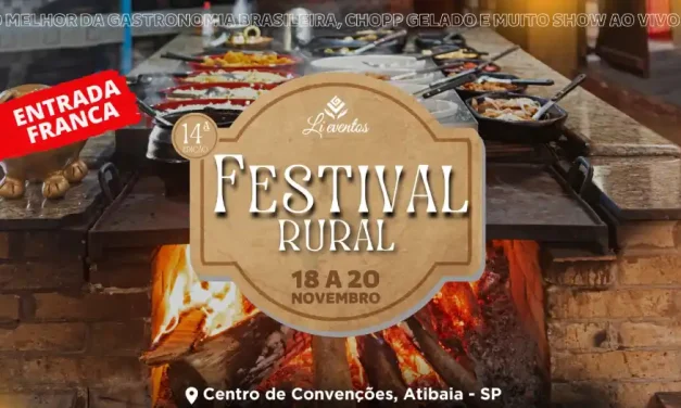 Atibaia recebe 14ª edição do Festival Gastronômico Rural neste fim de semana