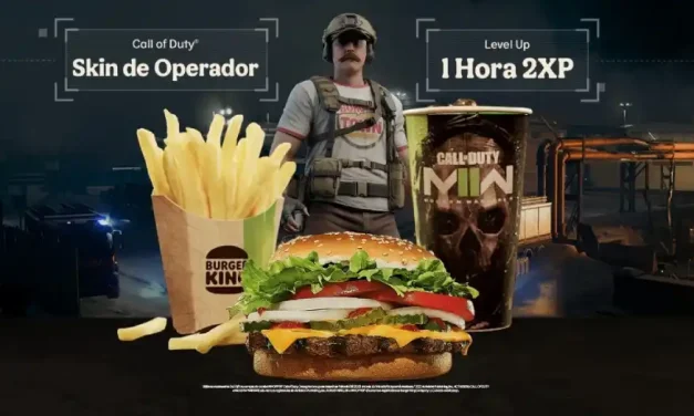 Burger King faz parceria com Call of Duty e lança novo combo com bônus exclusivo