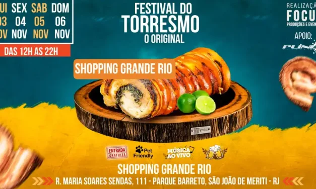Festival do Torresmo agita o Shopping Grande Rio a partir desta quinta