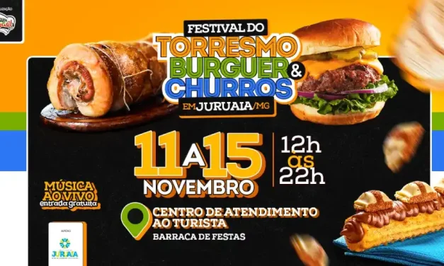Festival do Torresmo & Churros ocorre em Juruaia, Minas Gerais, a partir de sexta