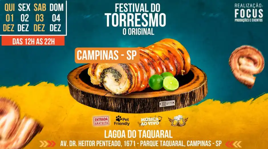 Festival do Torresmo retorna a Campinas a partir dessa quinta