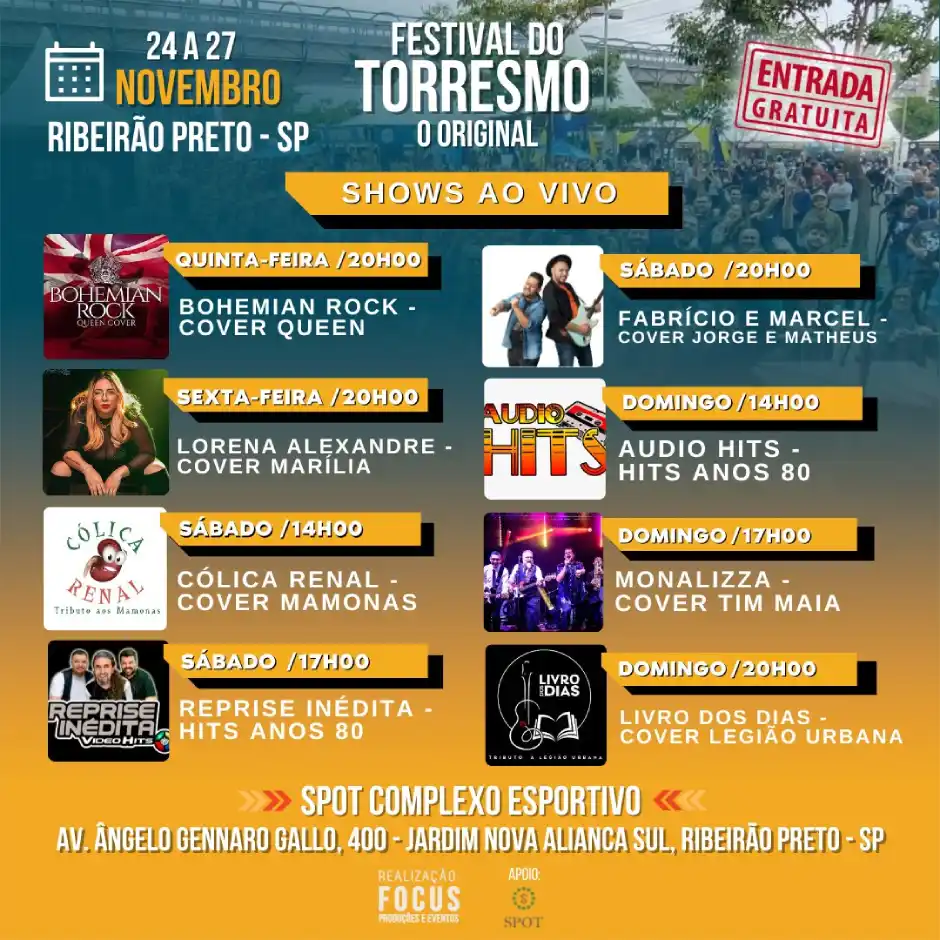 Festival do Torresmo volta a Ribeirão Preto com telão para estreia do Brasil na Copa