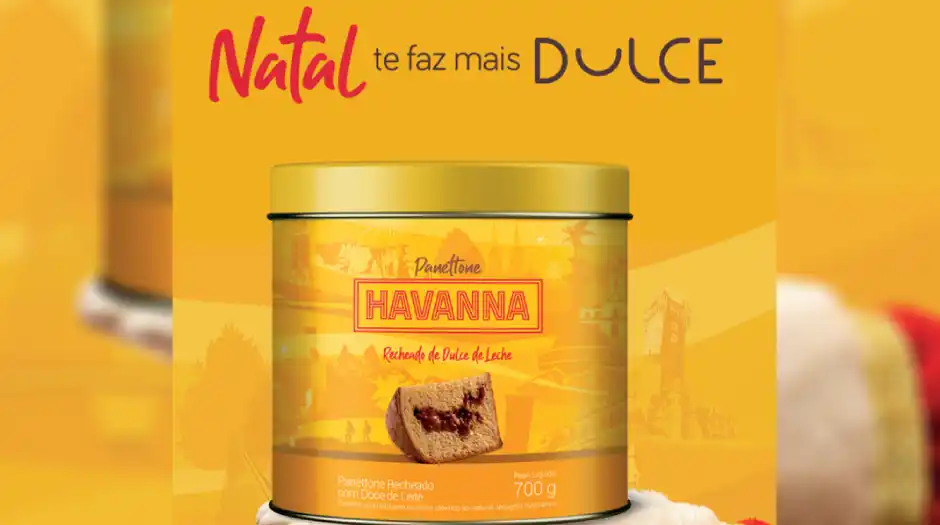 Havanna abre temporada de Natal 2022 com panettones recheados com dulce de leche e embalagens colecionáveis