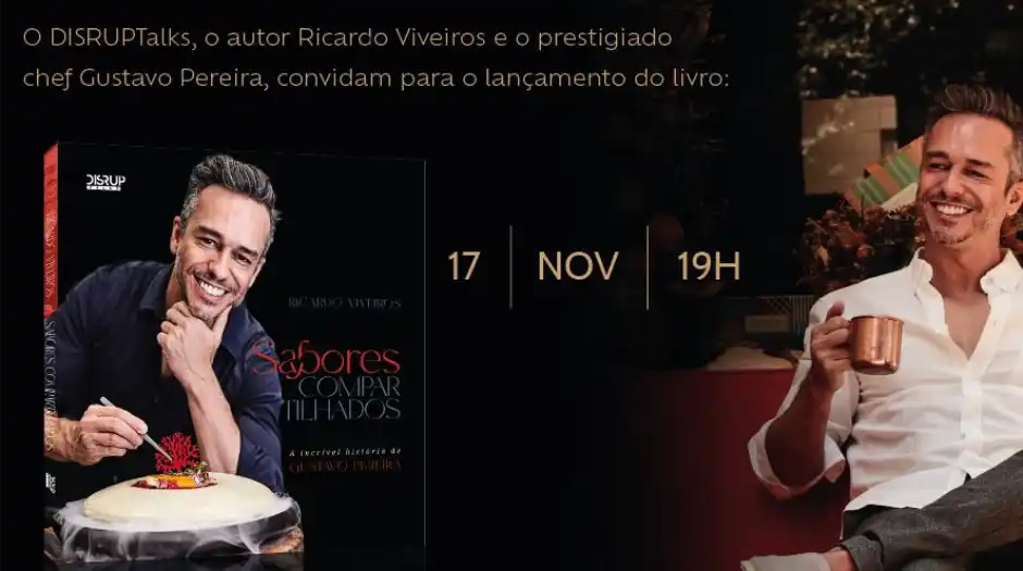 Lançamento da biografia do chef Gustavo Pereira, criador da Partager, ocorre nessa quinta em São Paulo